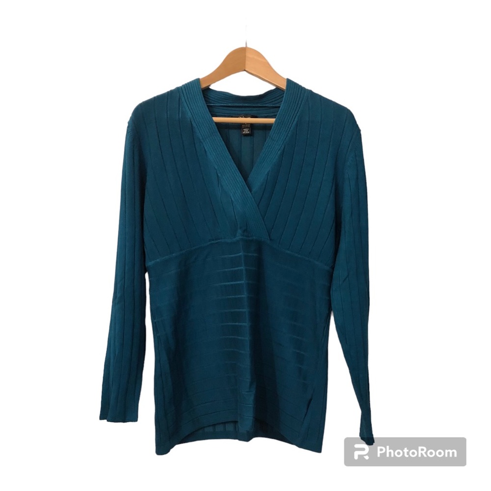 Macy’s Style & Co Teal Light Sweater
